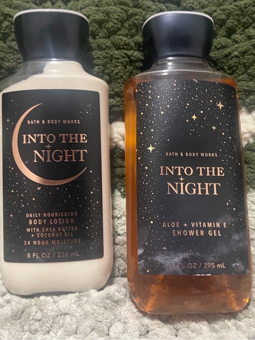 Bath & Body Works Into The Night Body Lotion & Shower Gel - Black
